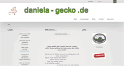 Desktop Screenshot of daniela-gecko.de